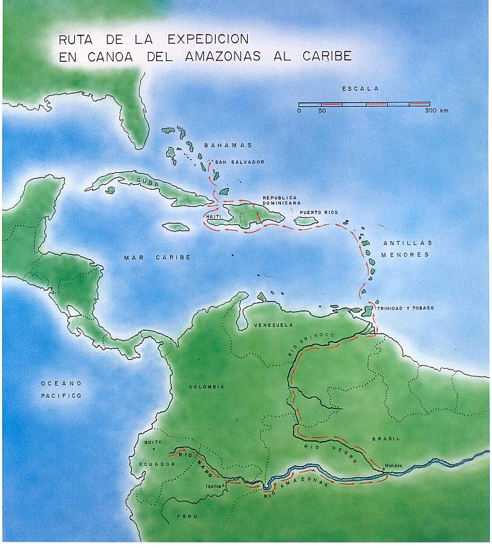 En canoa del Amazonas al Caribe. Veinte aos despus
