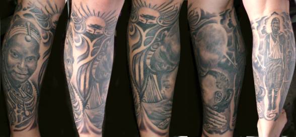 tattoos de angeles. Foto: Callico Tattoo. 3. GÉNESIS DE LA TINTA EN LA CARNE